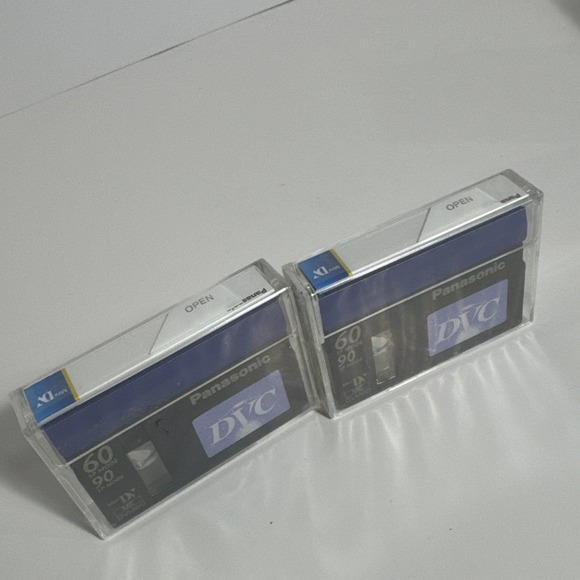 2 Panasonic DVC SP 60 LP 90 Minute Cassette Tapes‎ Sealed AY-DVM60EJ - Picture 3 of 5